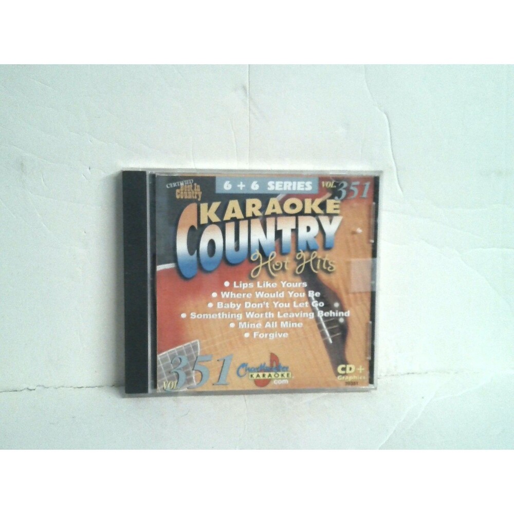 Karaoke Country Hot Hits CD+G Vol 351 2002 Chartbuster Karaoke